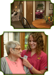 Park Village Assisted Living provides many services including around-the-clock wellness monitoring.