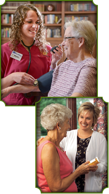 Skilled Nursing services provide higher levels of full-time care.