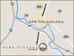 Location of Park Village Southside