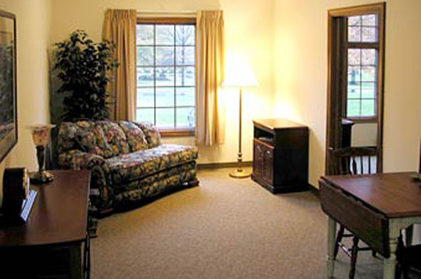 Park Village Health Care Assisted Living One Bedroom Living Room