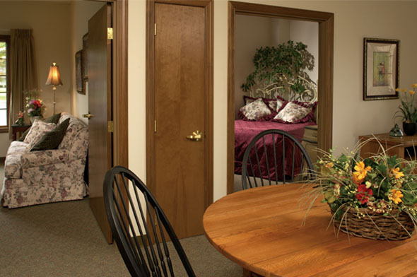 Park Village Health Care Assisted Living Two-Bedroom Living Room
